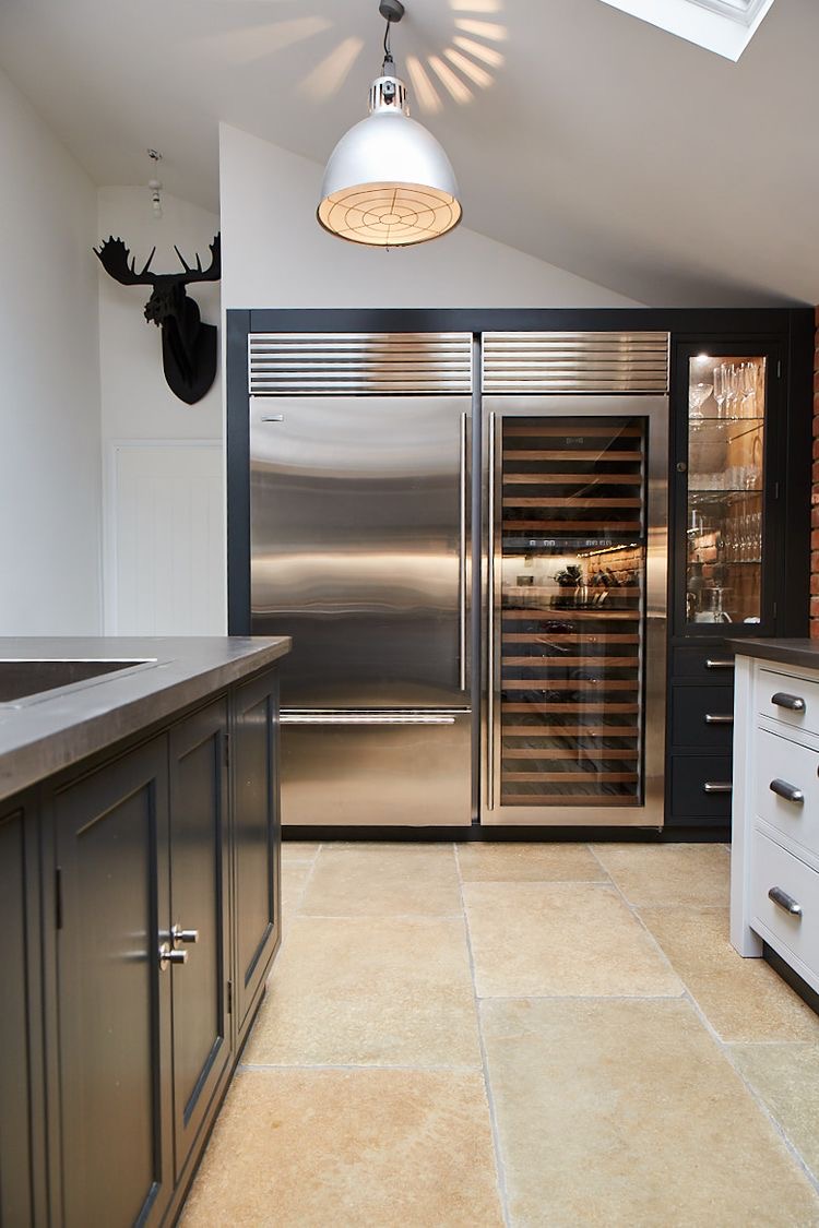 SubZero Refrigerator in a kitchen